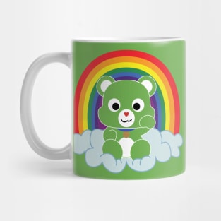 Maneki Kuma Light Outline Mug